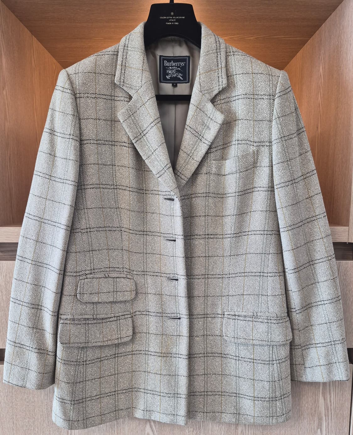 90's Burberrys Check Sport Coat Women(9) 상품이미지2