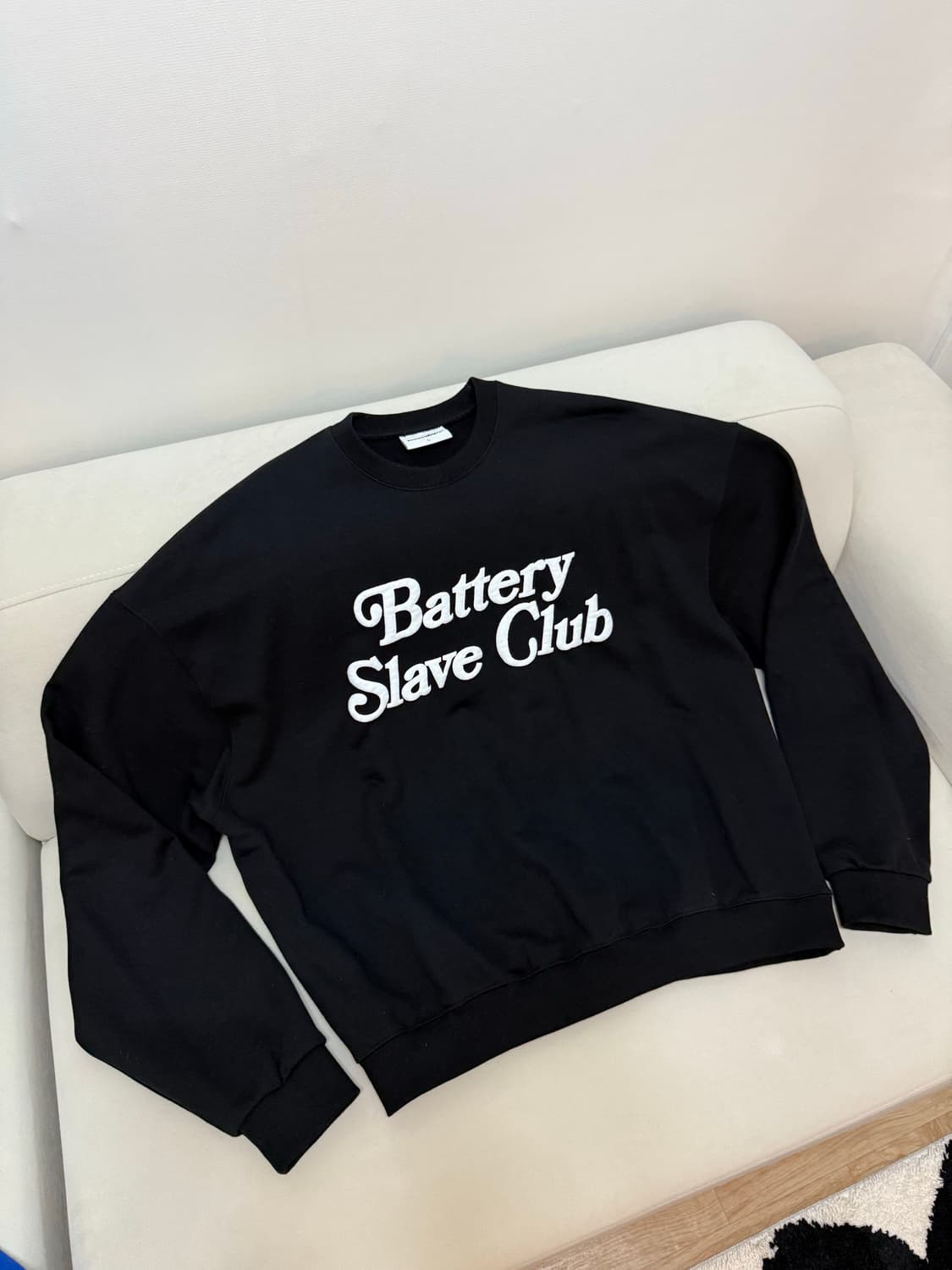 엑스트라오디너리 B.S.C 오버핏 크루넥 블랙 상품이미지7