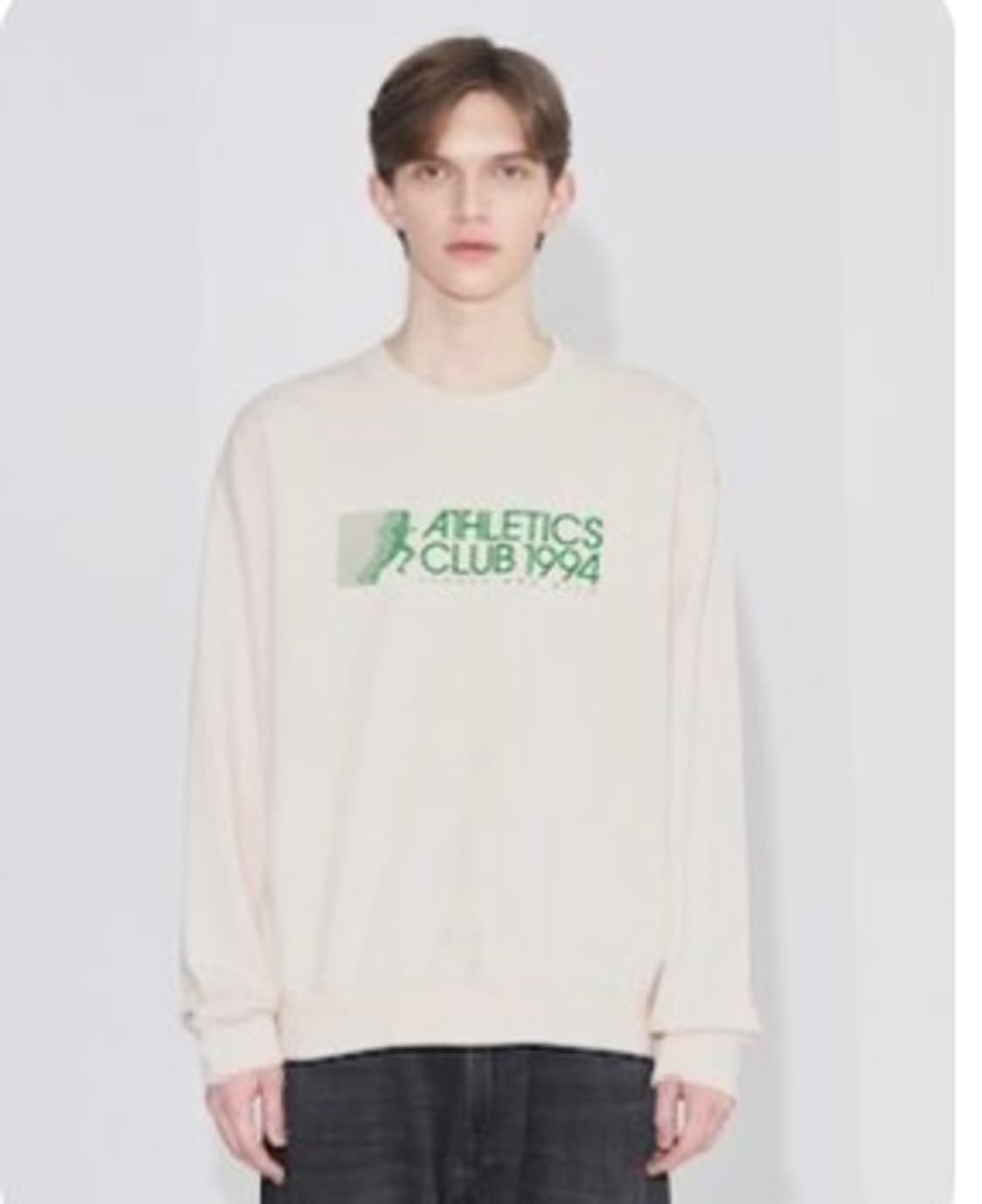 [3] 스포티앤리치 애슬레틱 클럽 맨투맨 크림 베이지 상품이미지1