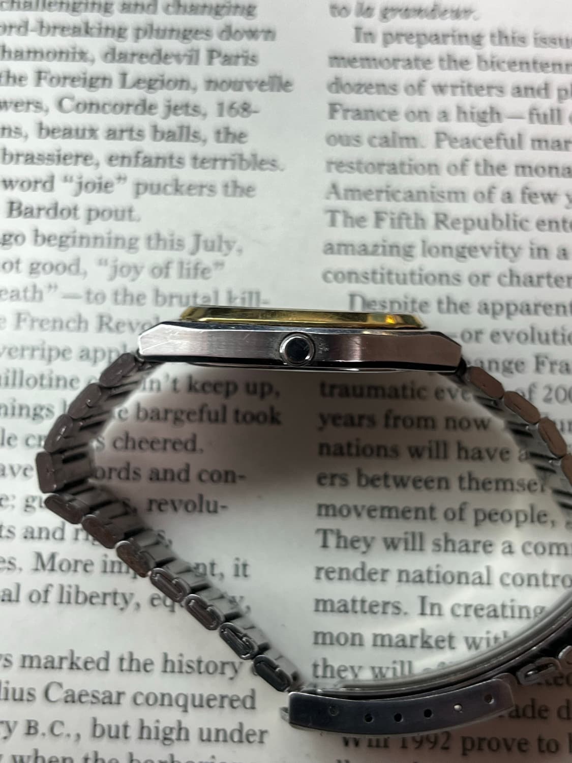 세이코 5933-5040 골드 로프 다이얼 쿼츠 상품이미지4