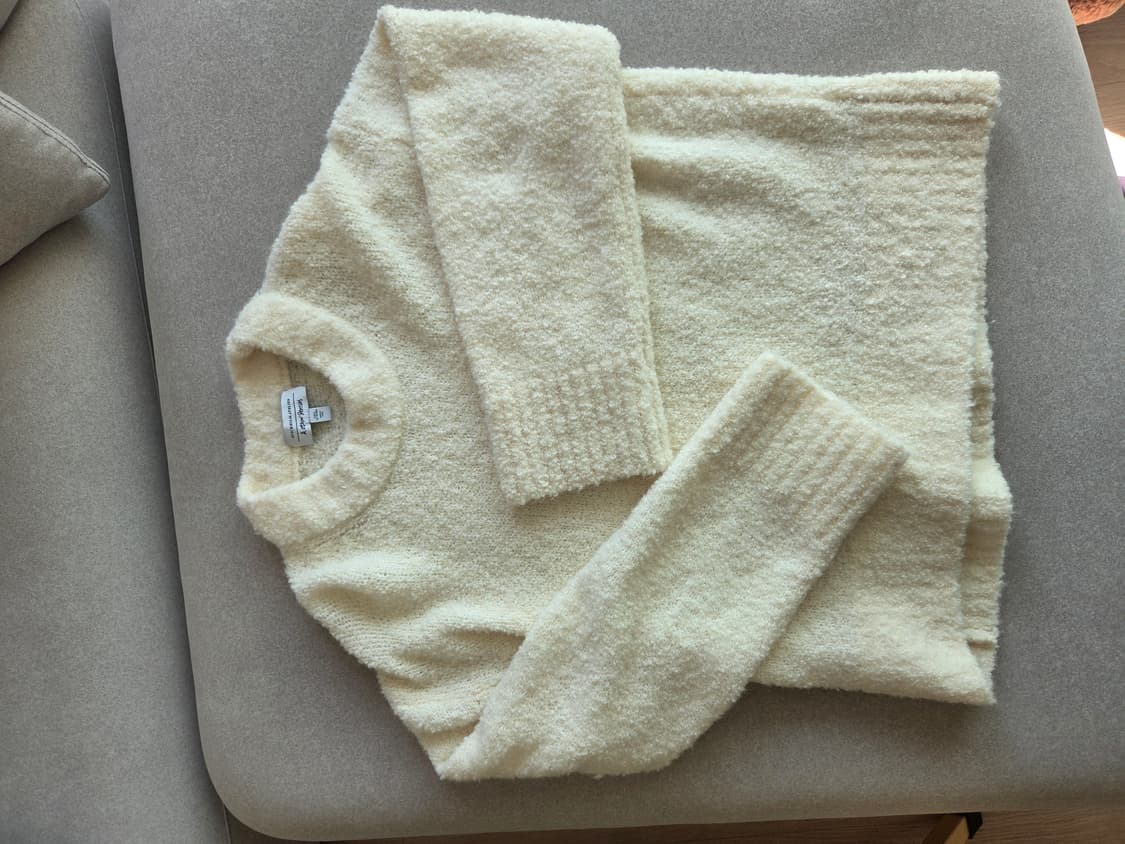 &other stories 오버핏 아이보리 니트 울 알파카 s m 상품이미지1