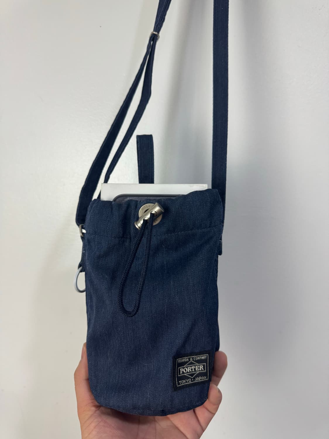 요시다 포터 데님 드로우 스트링백S 복조리 상품이미지10