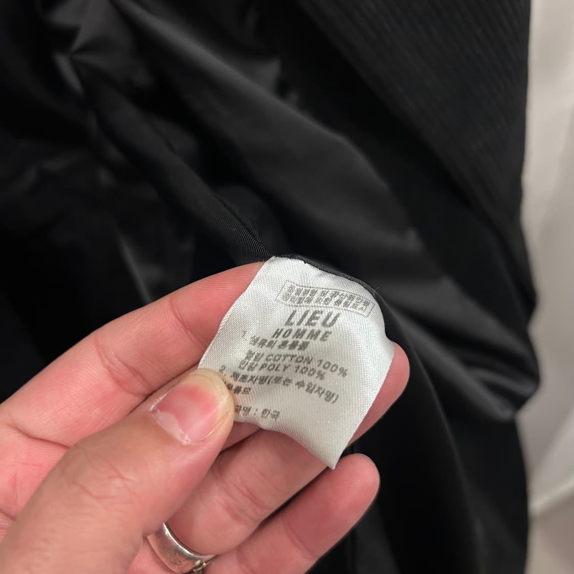 리우 옴므 코듀로이 논버튼 오버핏 로브 롱코트 상품이미지4