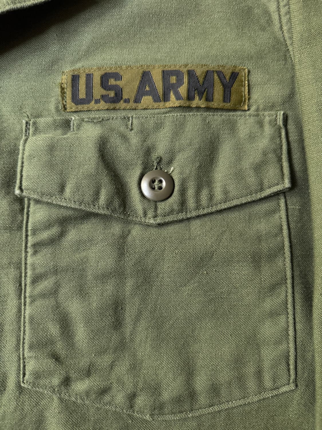 [M]60's 오리지널 U.S ARMY OG-107 밀리터리 셔츠 상품이미지3