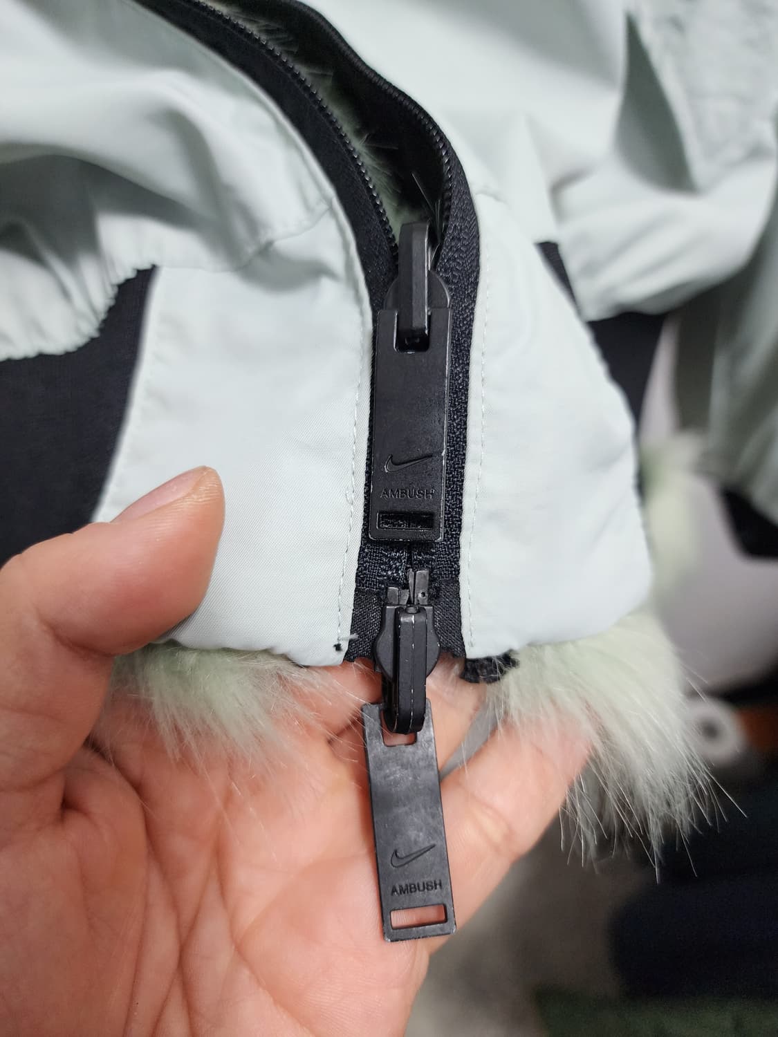 나이키 x 엠부쉬 리버시블 퍼 자켓 상품이미지7