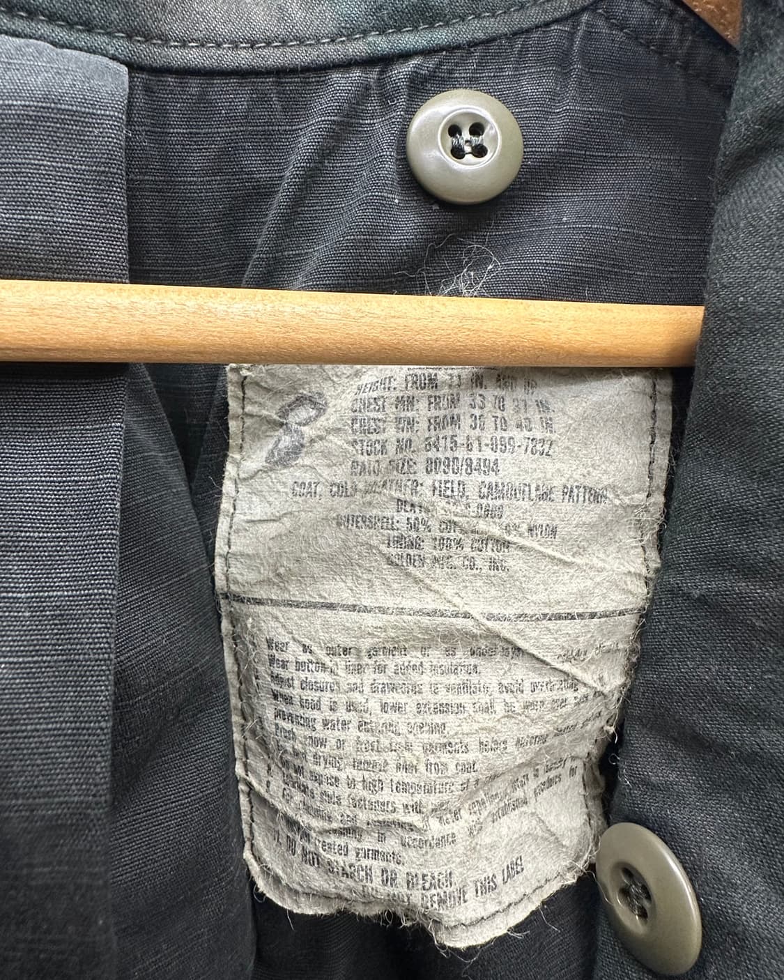 (L)80'S 카모 M-65 필드자켓-M1984 상품이미지6