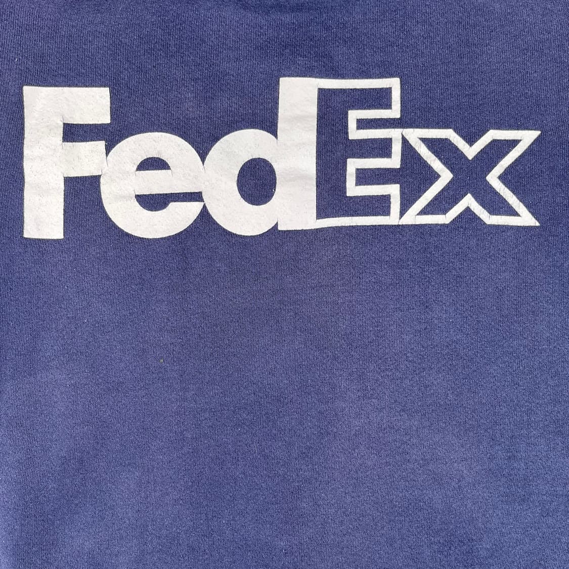 빈티지 FedEx 로고 Thrashed 후드 상품이미지6