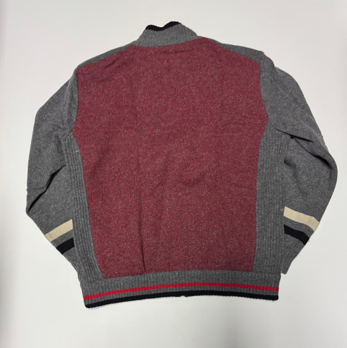 JDX 제이디엑스 배색 방풍 니트 울 집업 XL 상품이미지2