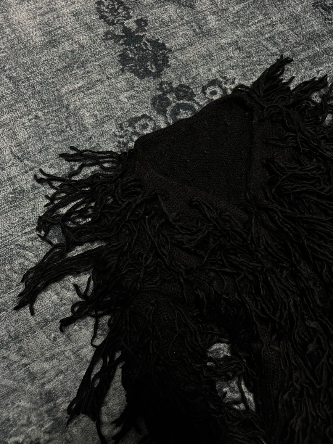 Unknown hell crow fringe cardigan  상품이미지2