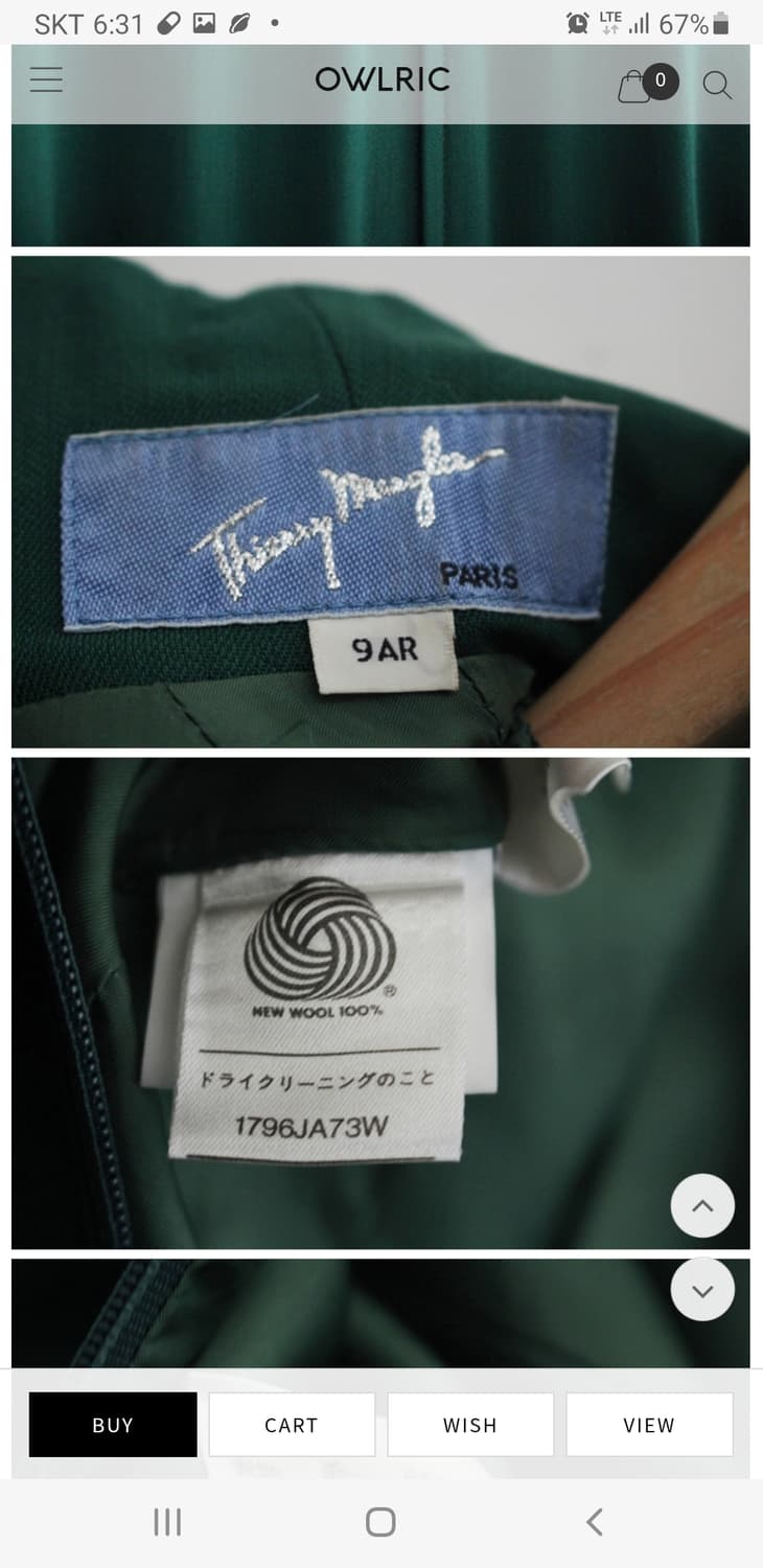 90's THIERRY MUGLER
 상품이미지10