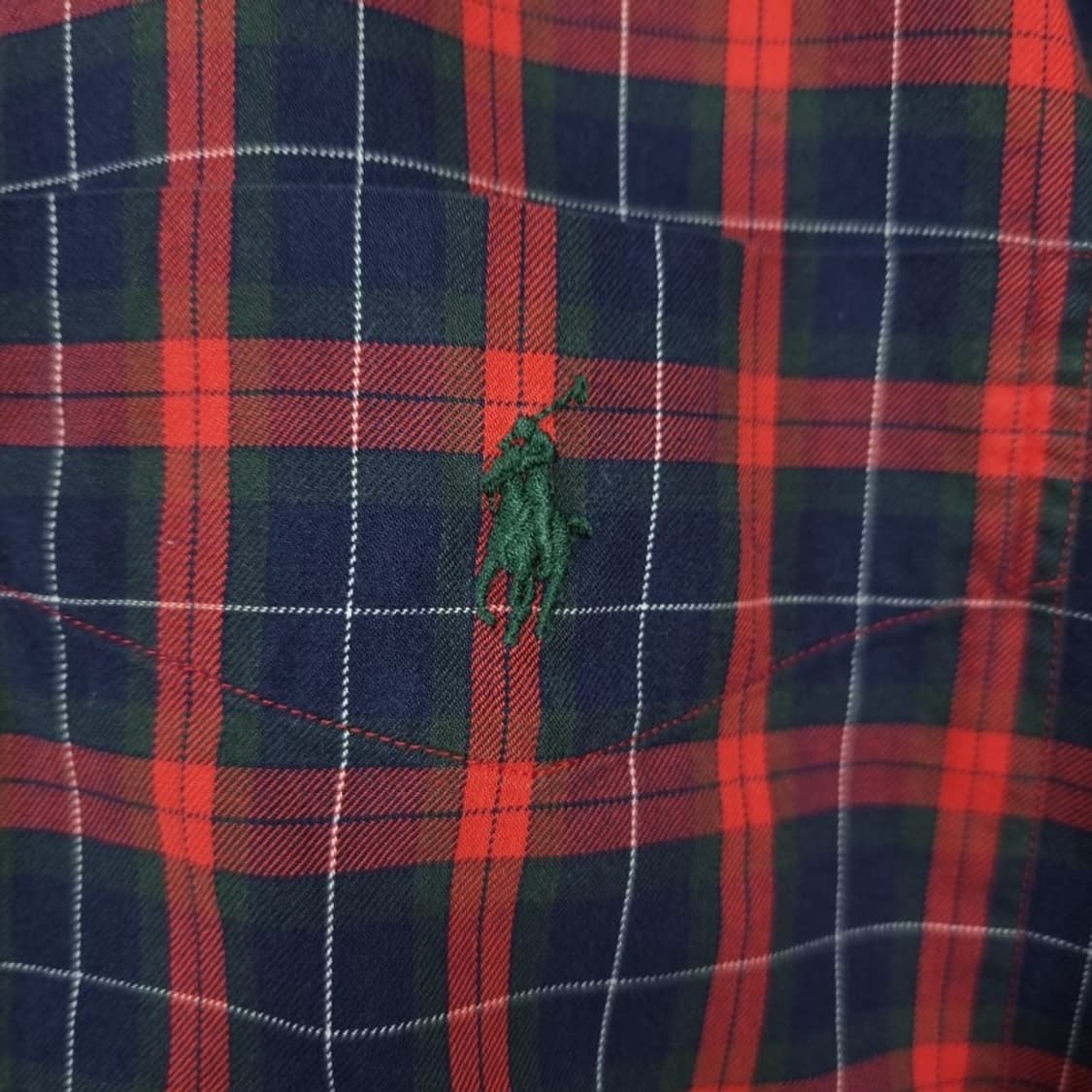 [폴로 랄프로렌] 포니 로고 자수 블레이크 체크 셔츠 M19120 상품이미지6