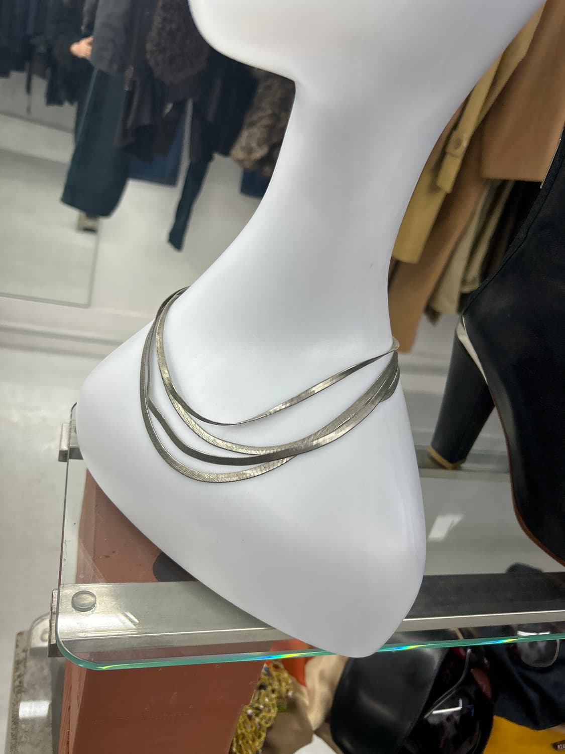 플랫 레이어 목걸이 상품이미지1