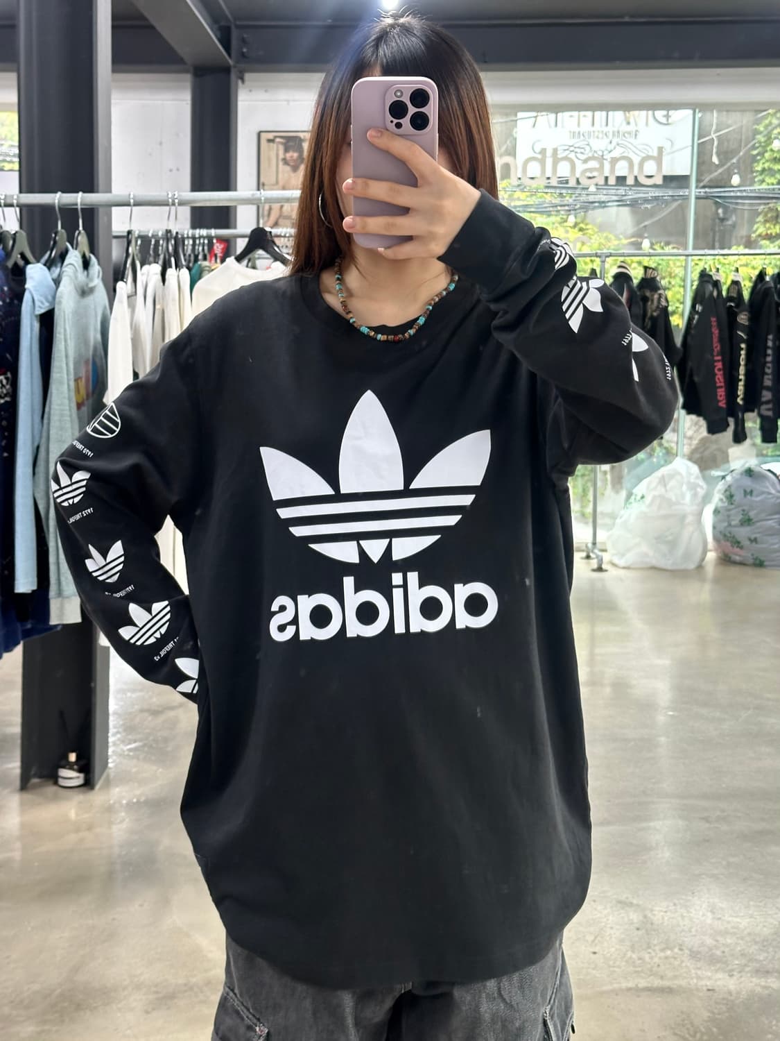 아디다스 파이어버드 트레이포일 롱슬리브긴팔티 상품이미지1