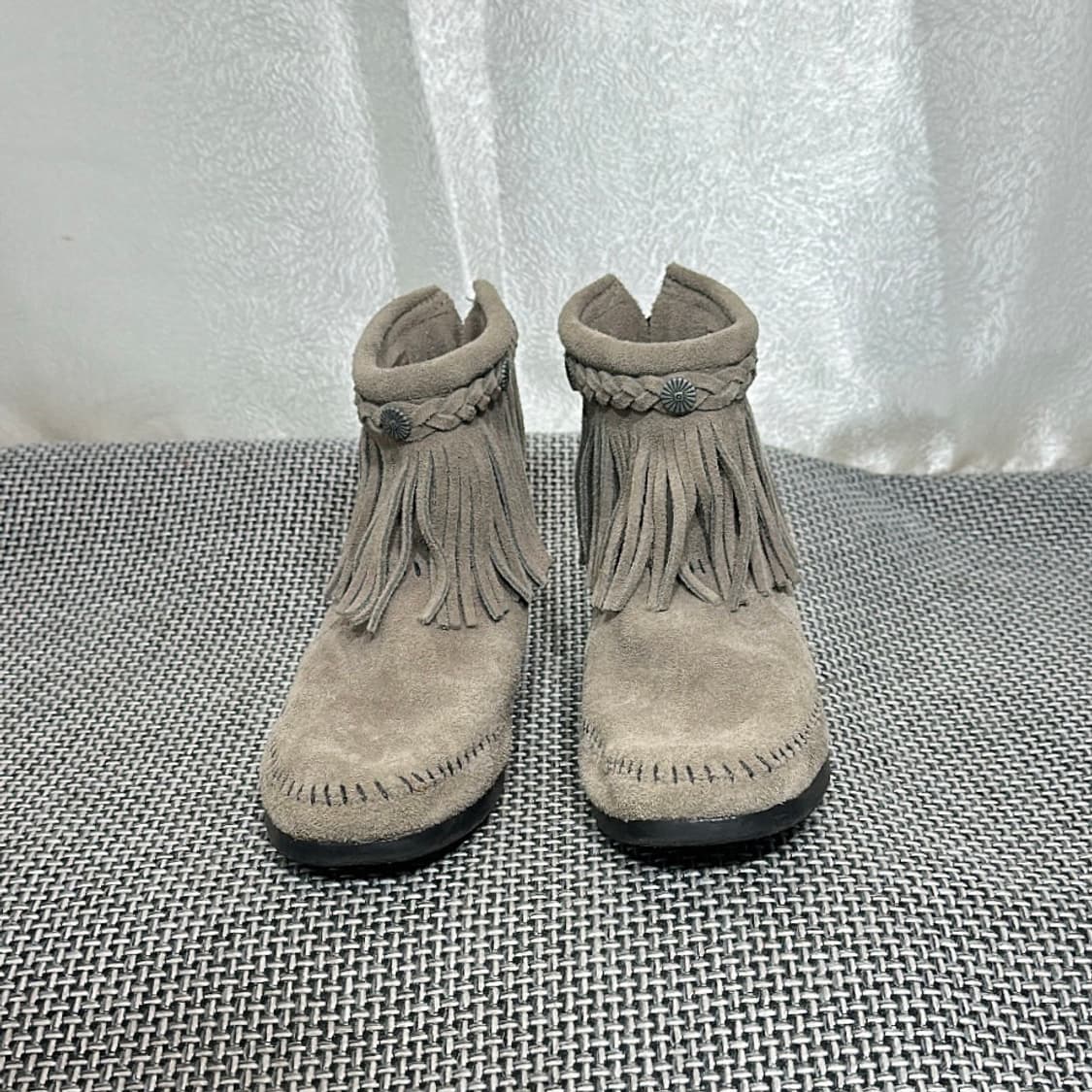 MINNETONKA 부츠 베이지 상품이미지3