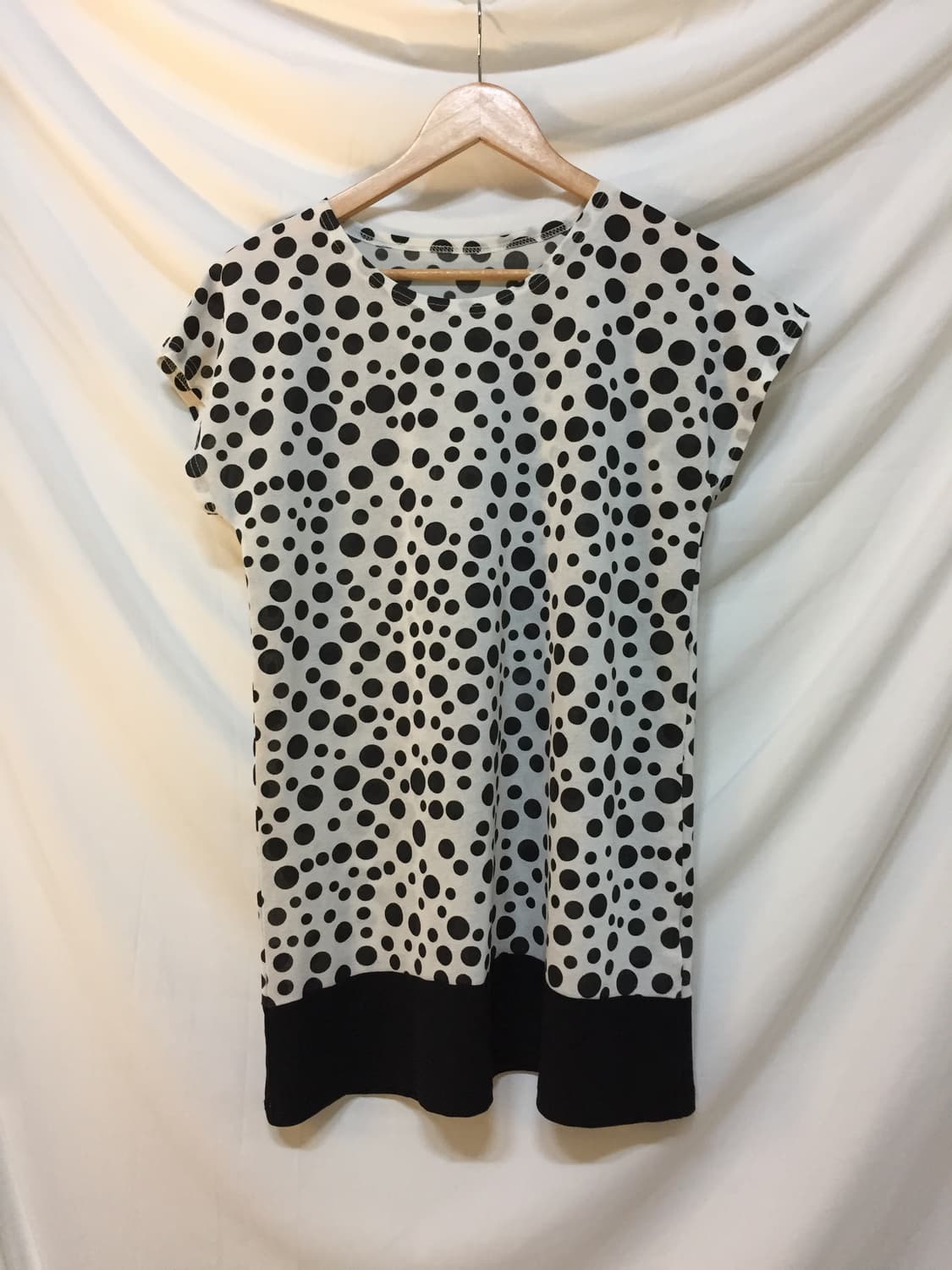 도트 레이어드 원피스 상품이미지1