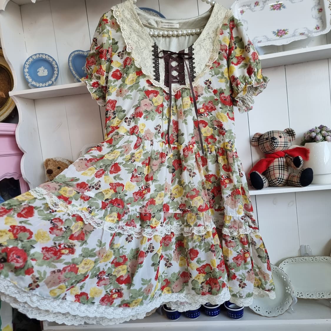 (axes femme(엑시즈팜)) 로맨틱 플라워 원피스 상품이미지5