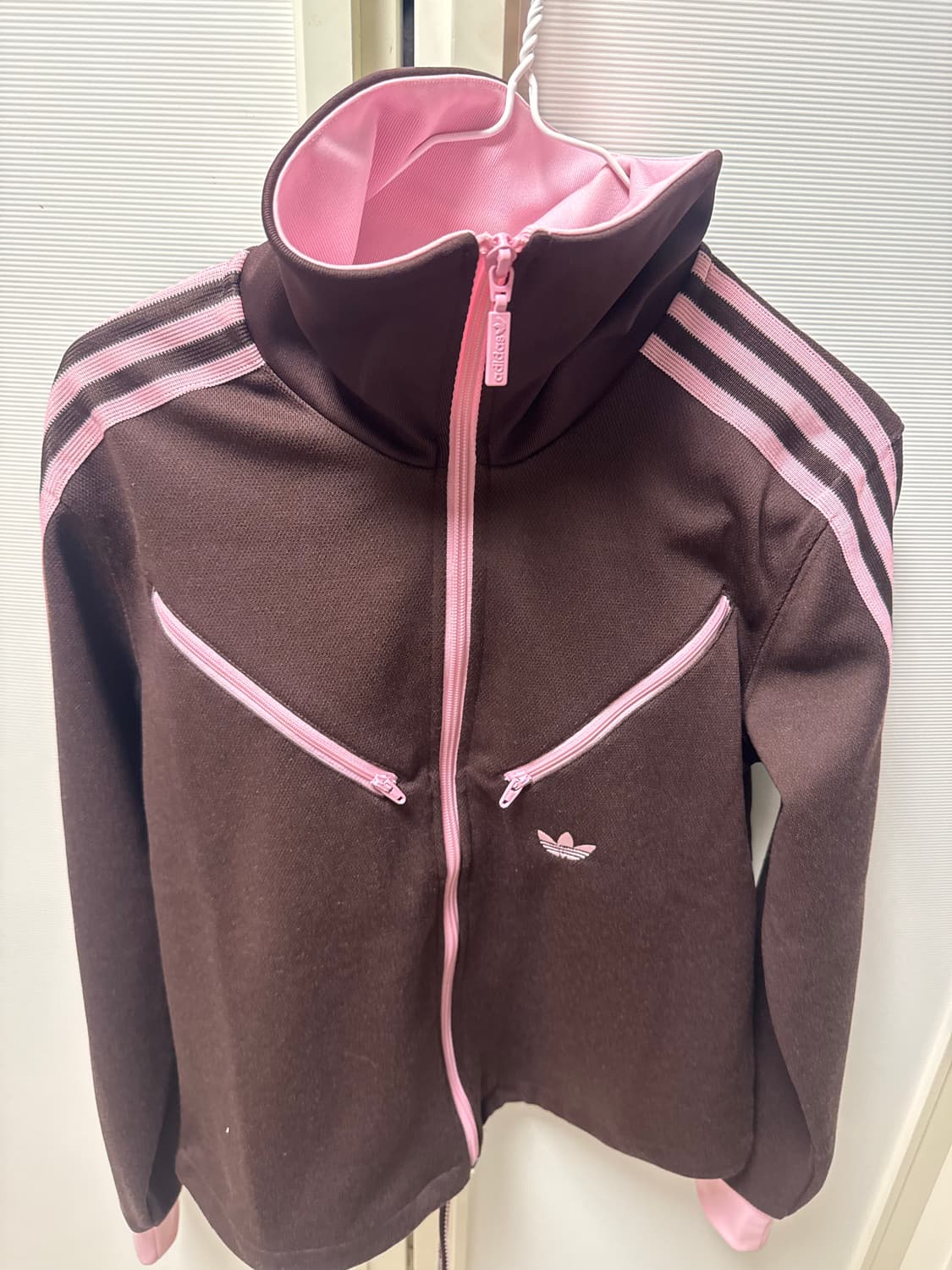 아디다스 70s 몬트리올 트랙 탑 져지 쉐도우 브라운 핑크 JL9629 상품이미지4