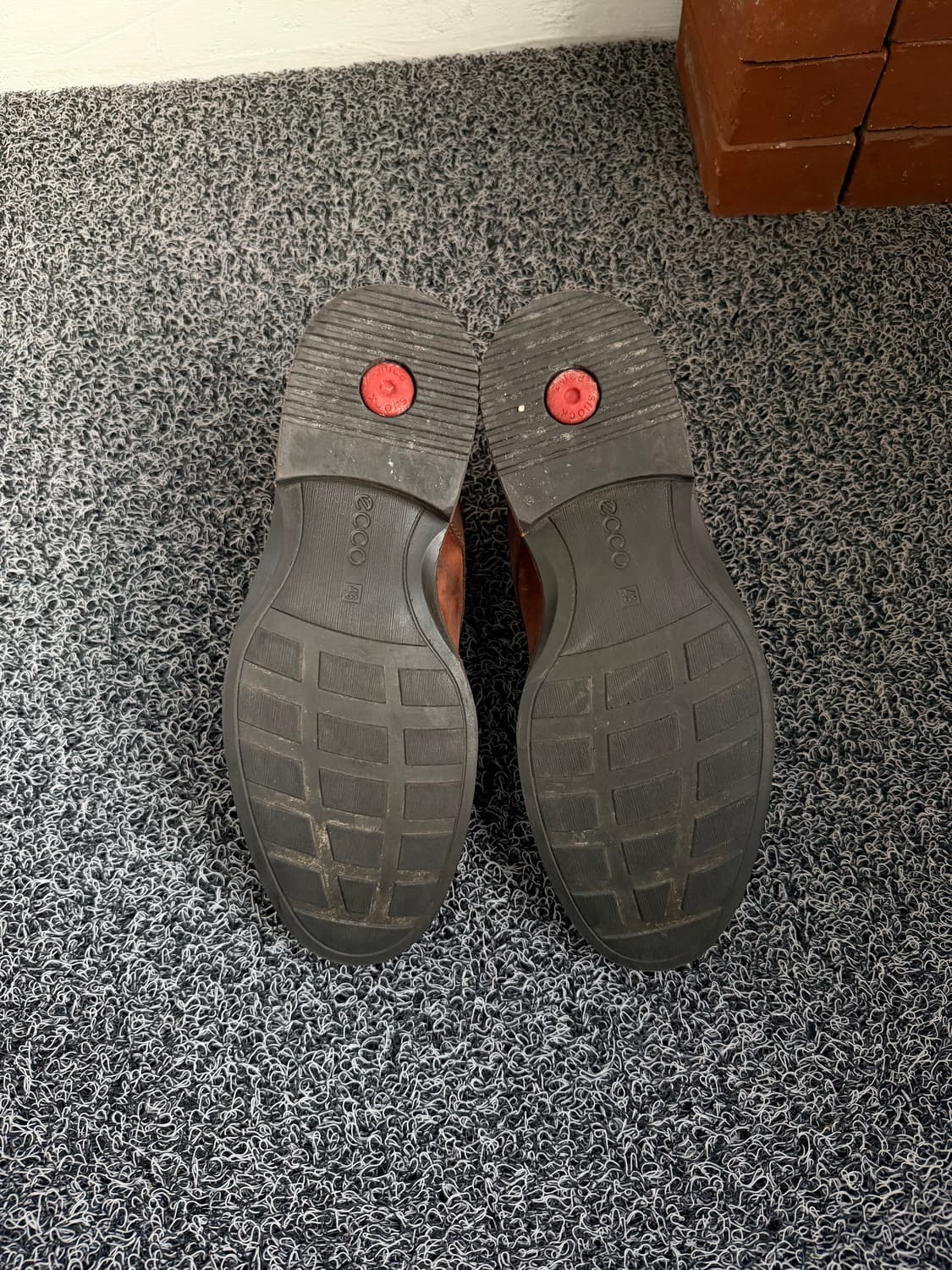 ECCO 남성용 브라운 가죽 부츠 43 /270 상품이미지5