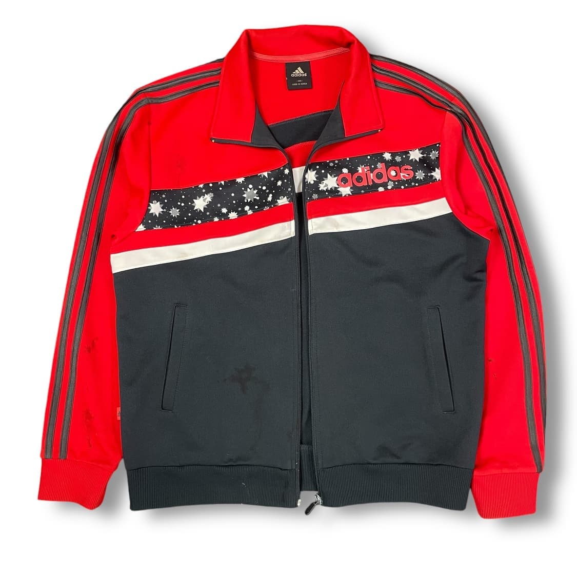 아디다스 레드블랙 스타 져지 트랙탑 105 상품이미지1
