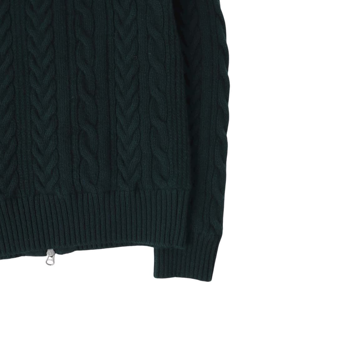 브룩스브라더스 다크그린 울 케이블 니트 가디건 상품이미지6