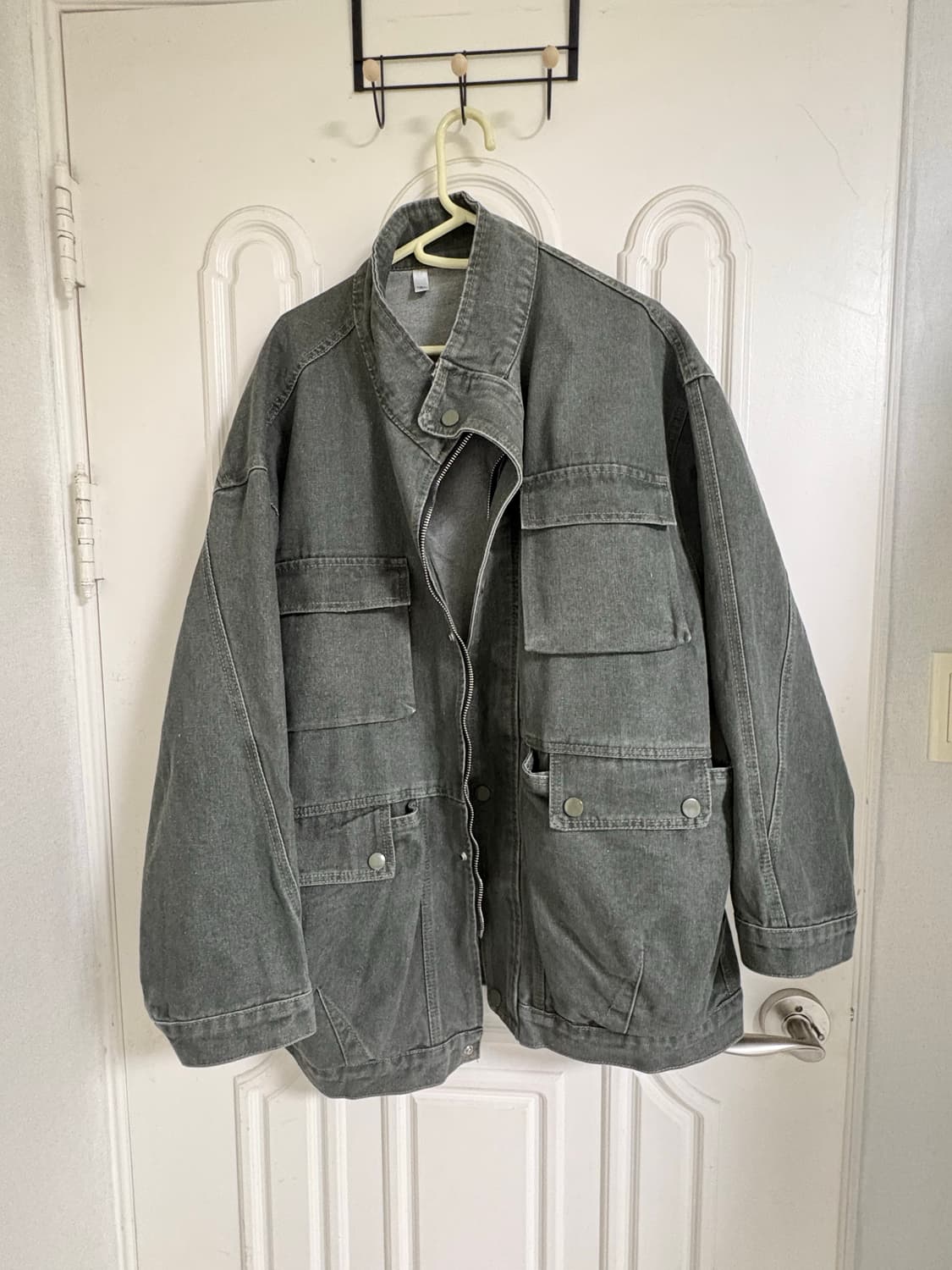 카키 데님 야상자켓  상품이미지1