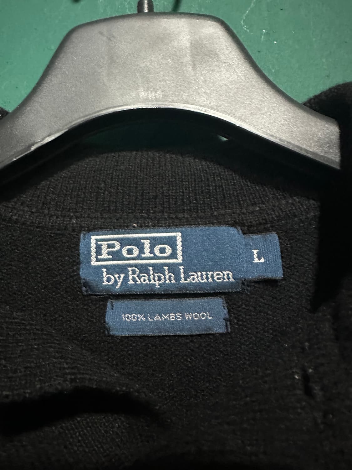 폴로 램스울 카라니트 L 상품이미지5