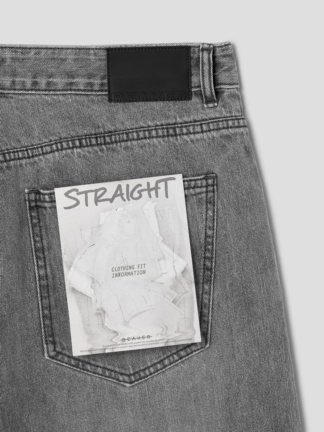 BEAKER ORIGINAL Men Bleached Denim Pants 상품이미지1