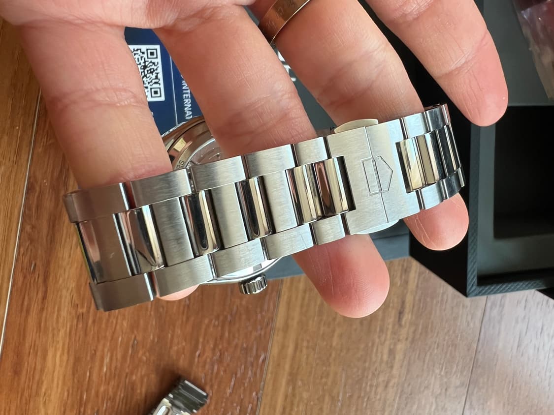 태그호이어 까레라 36mm 오토매틱 블루 청판 wbn2311 풀박 상품이미지7