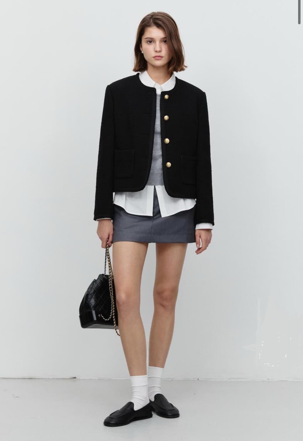 던스트 클래식 버클 트위드 자켓 S 상품이미지2