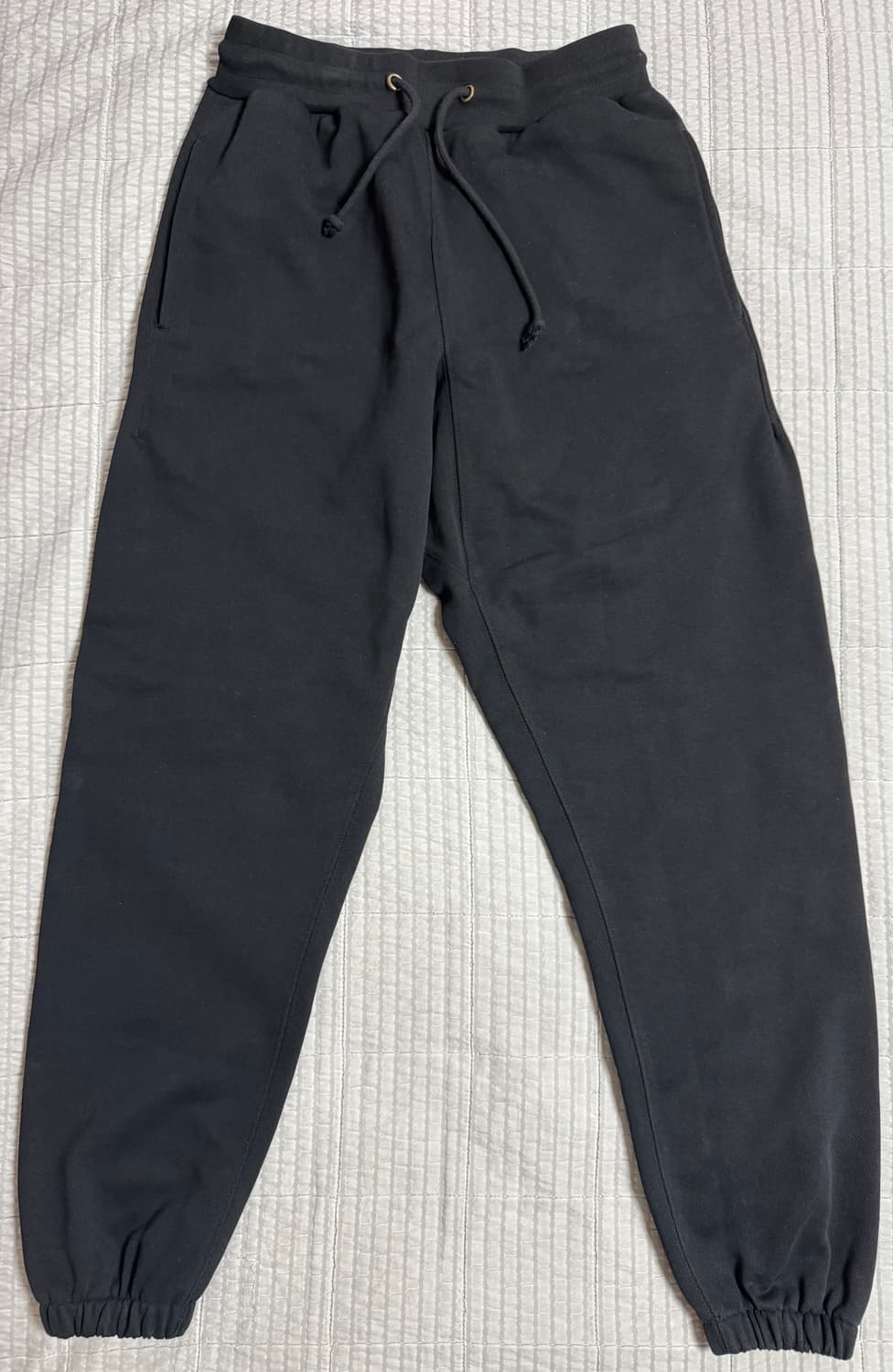 [아웃스탠딩] 어센틱 컴포트 스웨트 조거팬츠 블랙 상품이미지1