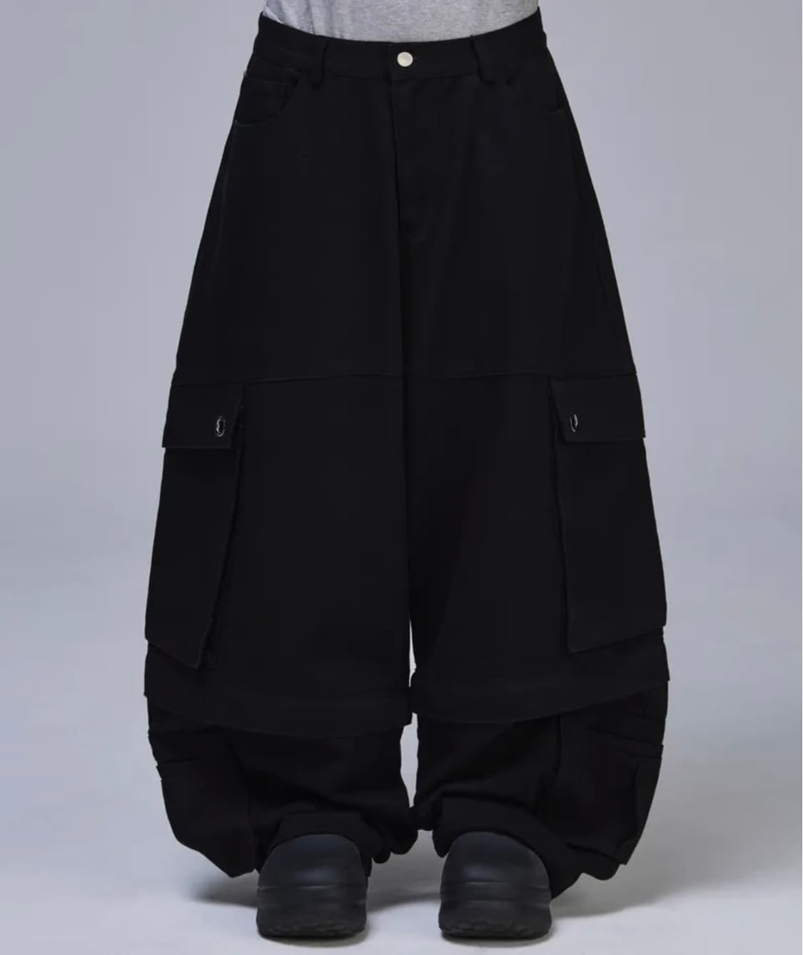 투웨이 멀티 카고 팬츠 [블랙] 상품이미지1