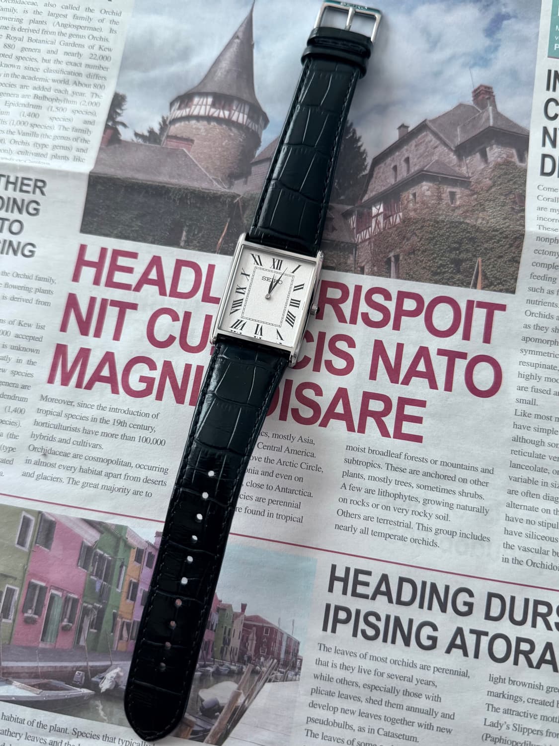 세이코 Seiko 나노 x 세이코 콜라보 탱크 상품이미지5