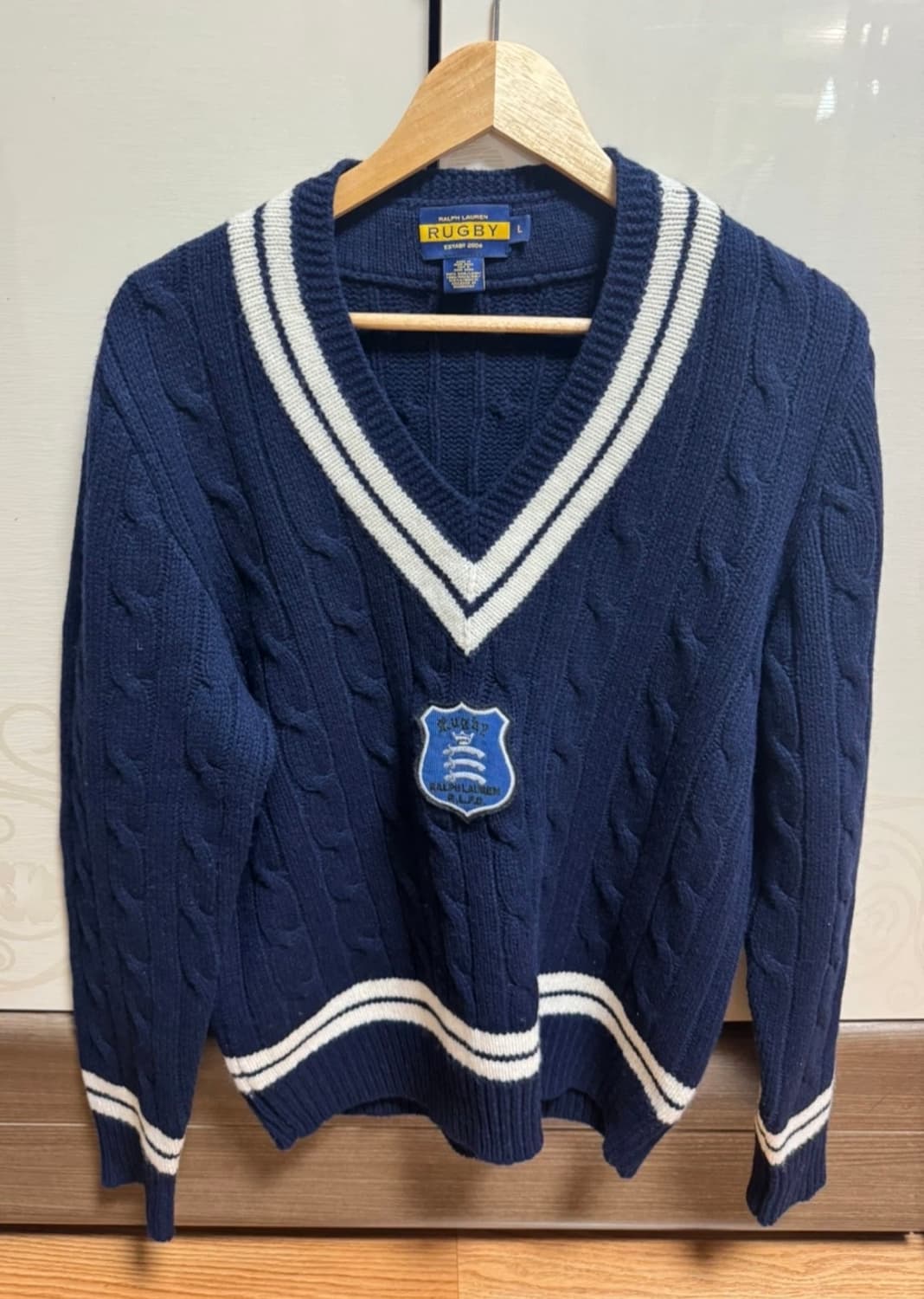 폴로 Ralph Lauren Rugby 브이넥 니트 상품이미지3