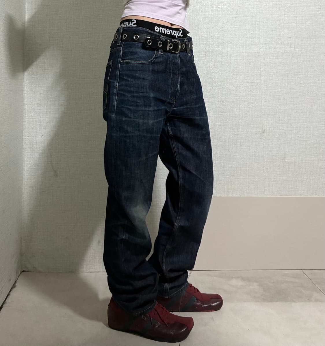 칼하트WIP 워시드 데님팬츠 상품이미지4