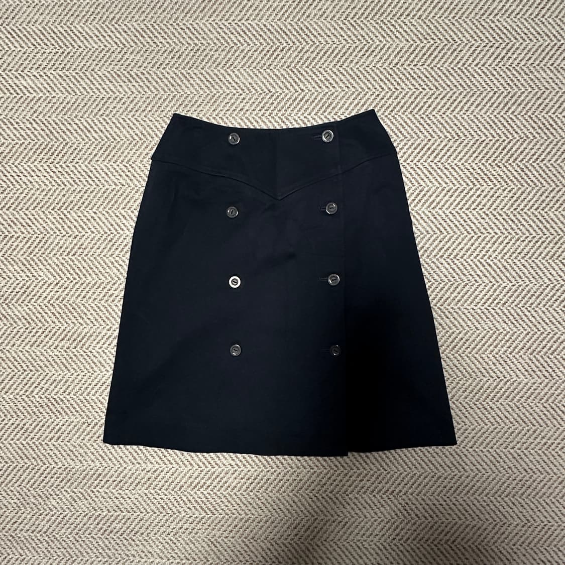 COURREGES classic skirt navy 상품이미지1