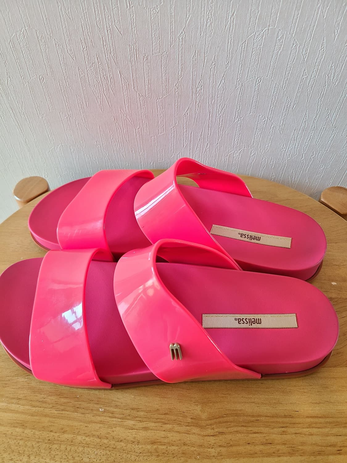[미착용]멜리사(Melissa) 정품 핫핑크 젤리 슬리퍼 (240mm) 상품이미지3