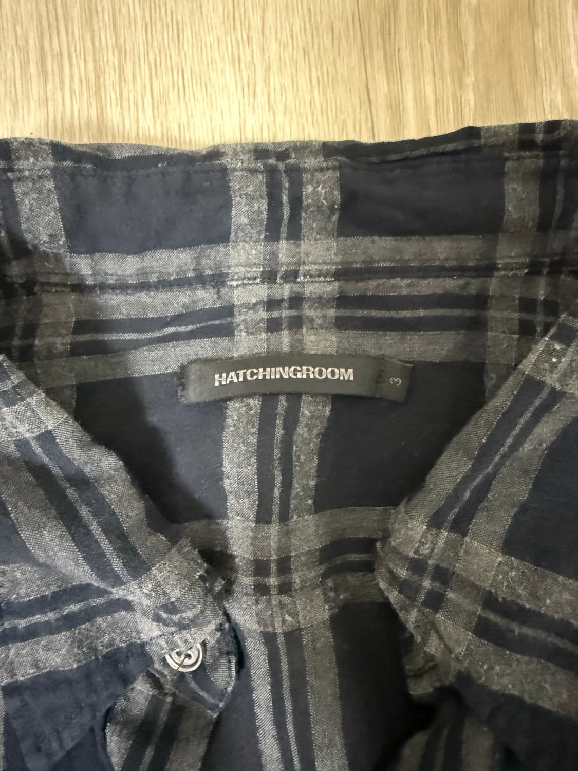 해칭룸 보일드 체크 셔츠 3 상품이미지2