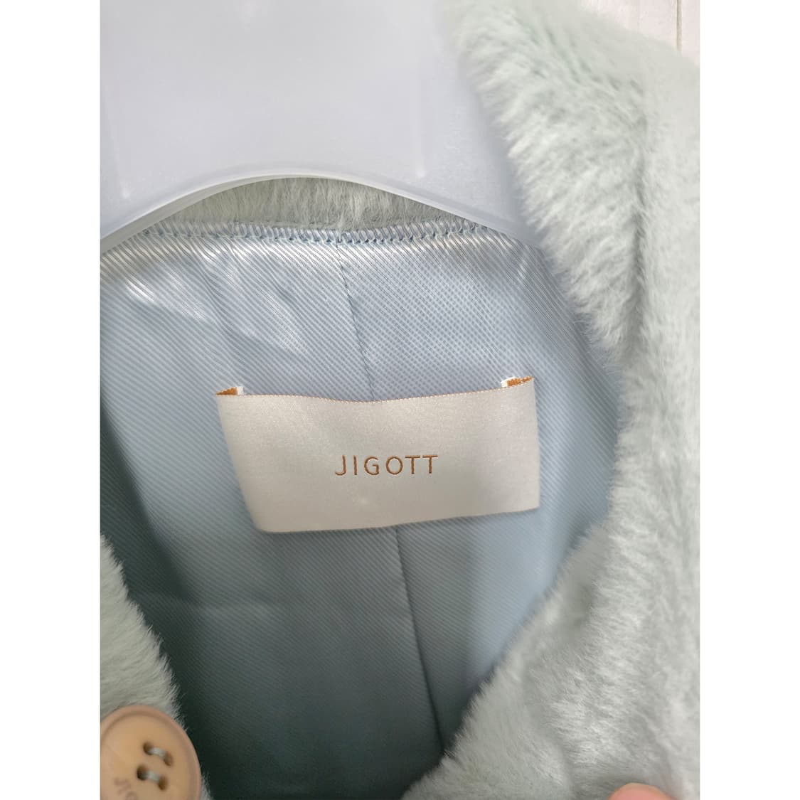 택포) 지고트 민트 모혼방 코트 M 상품이미지2