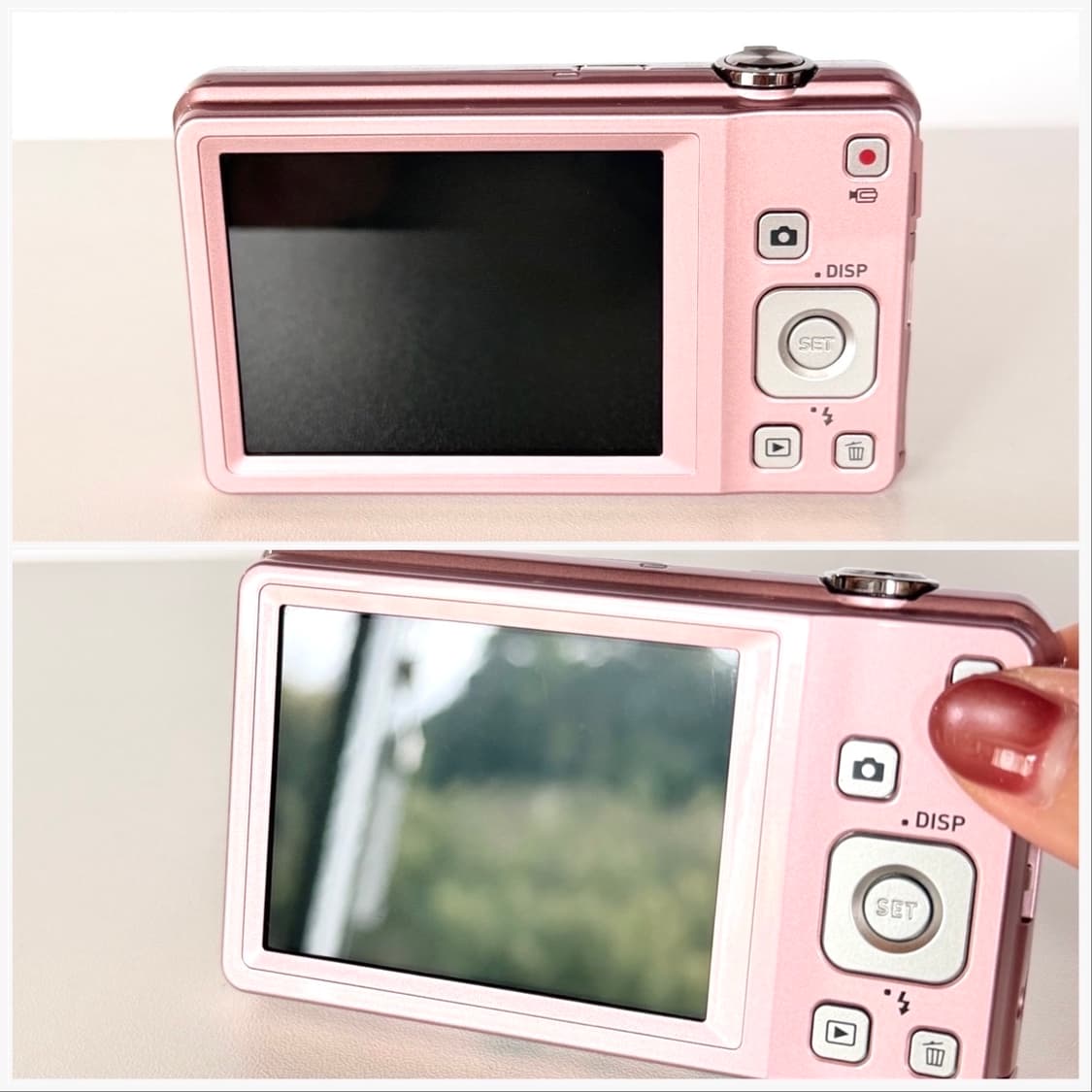 🎀미품/ 베이비핑크 카시오 엑슬림zs5 ex-zs5 빈티지디카 상품이미지4