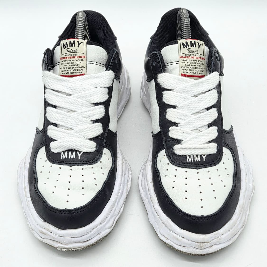 메종 미하라 야스히로 웨인 OG 솔 레더 로우탑 스니커즈 (41) 상품이미지4