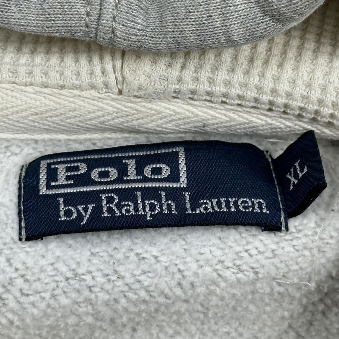 폴로 랄프로렌 클래식 헤비코튼 써멀 후드집업 그레이 XL 상품이미지6