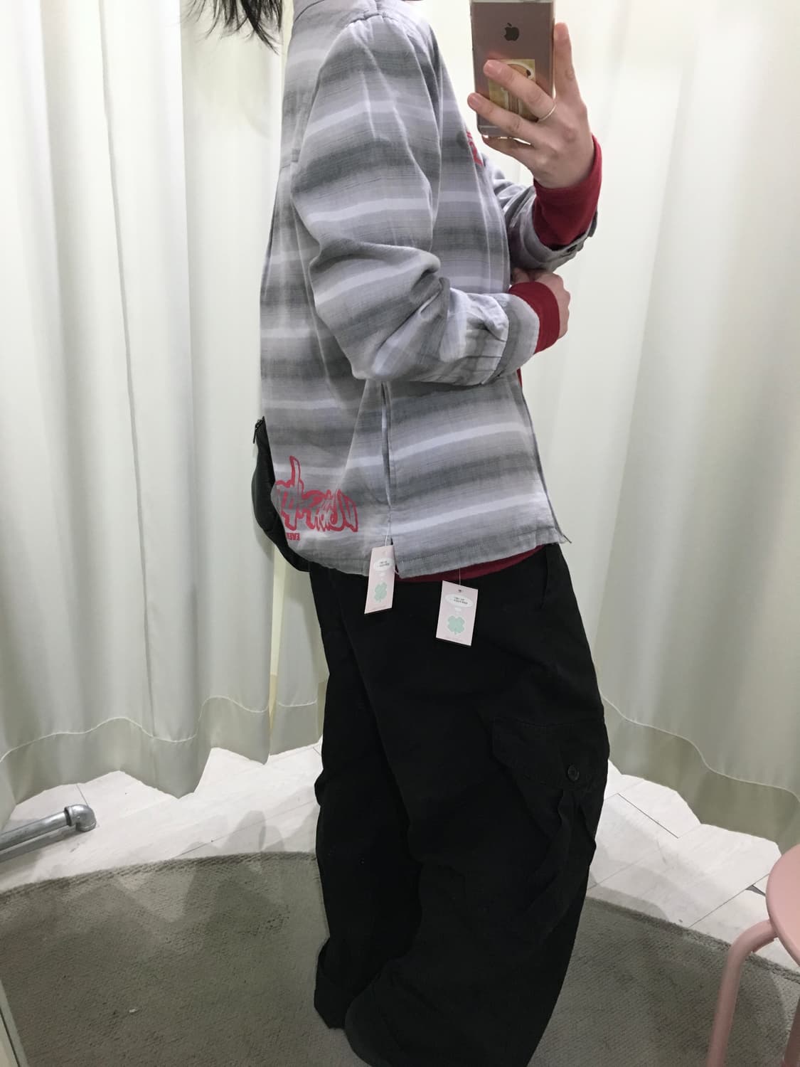 grass hither y2k hiphop shirt jk 상품이미지5