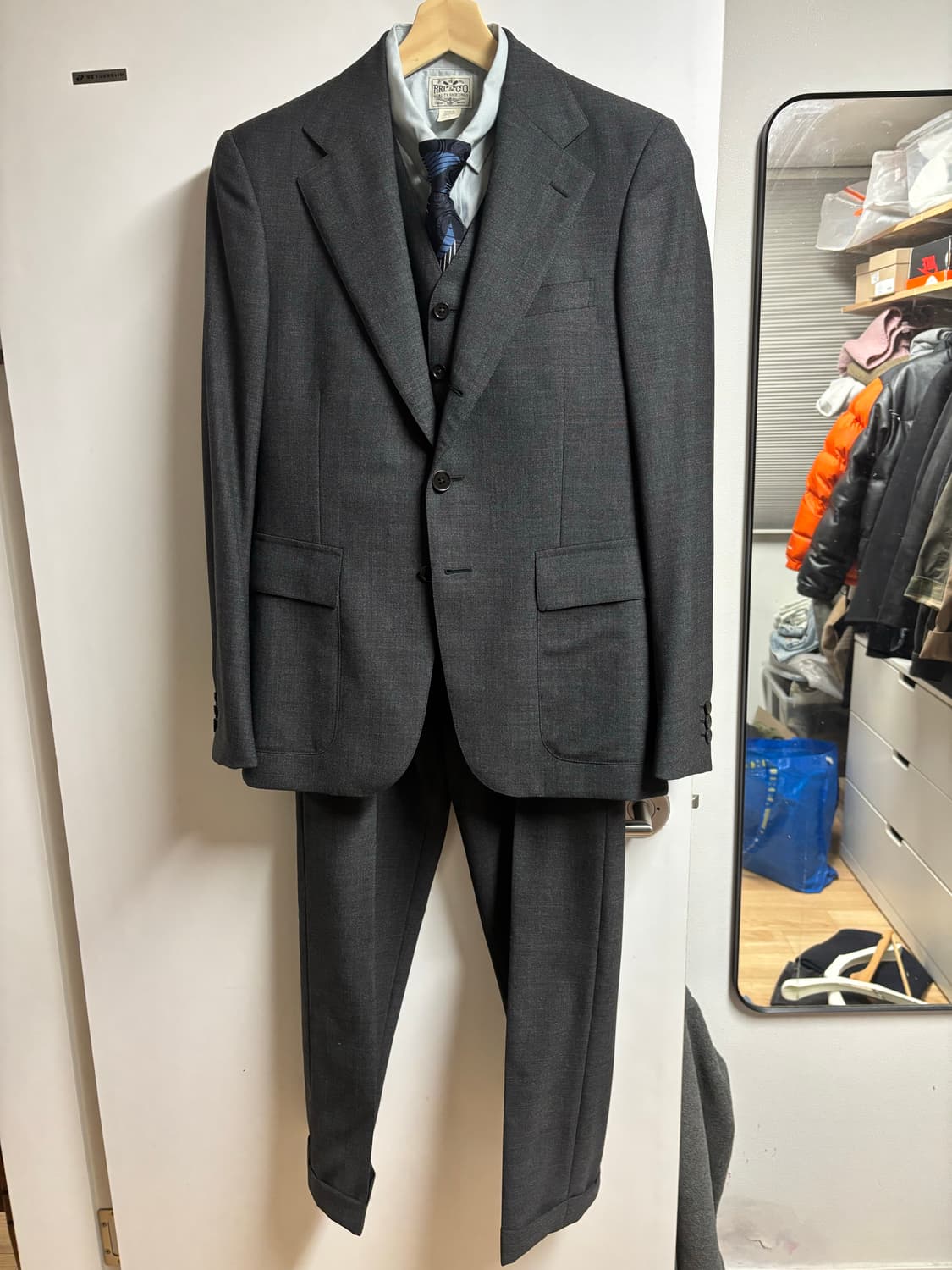 [15] RRL 드레스셔츠 인디고 스트라이프 상품이미지2