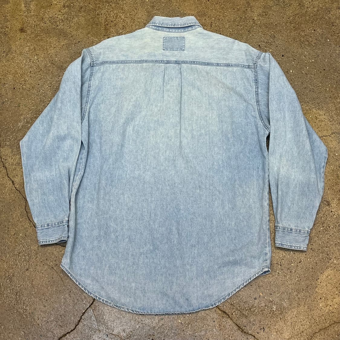 미국 빈티지 리바이스 연청 데님 셔츠 남방 상품이미지6