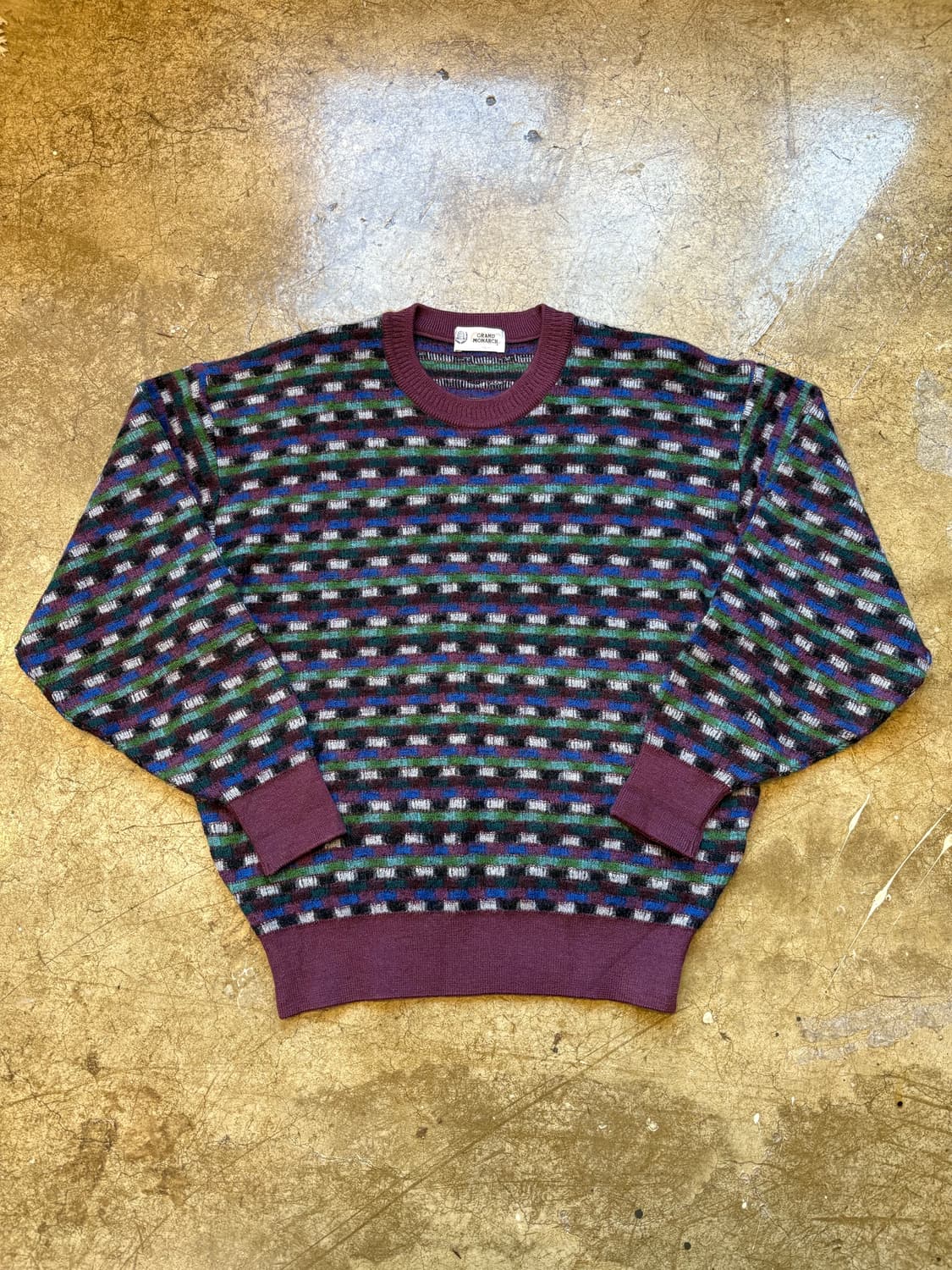 90s Mizuno japan 빈티지 패턴 니트 상품이미지1