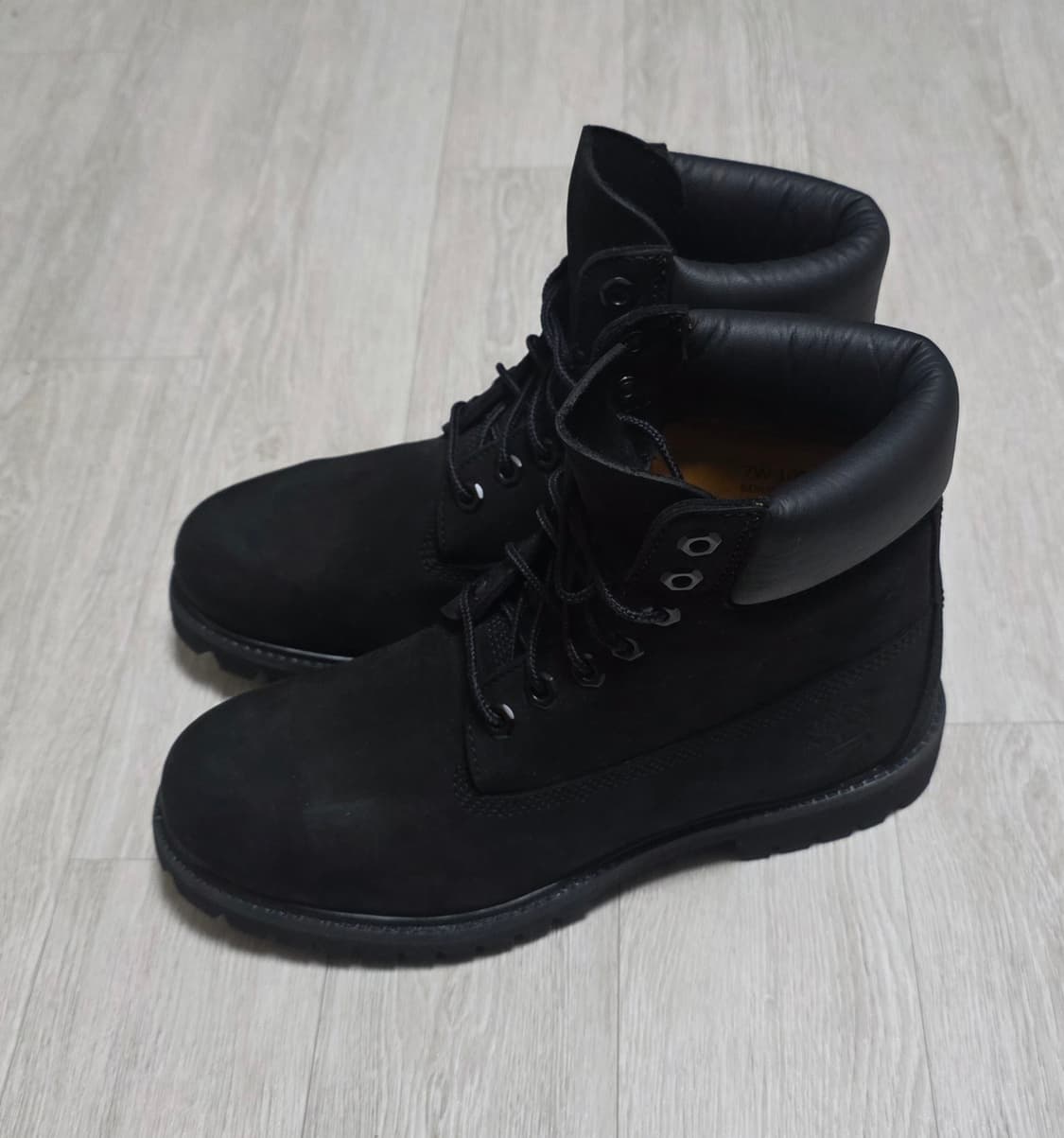 팀버랜드 6인치 워터프루프 프리미엄 블랙 워커 부츠 255 상품이미지3