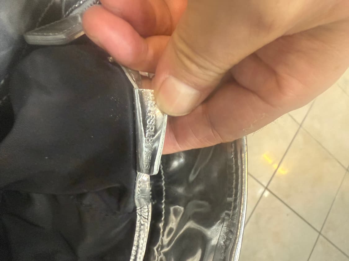 정품 버버리 실버 체크 2way백 팝니다 상품이미지9