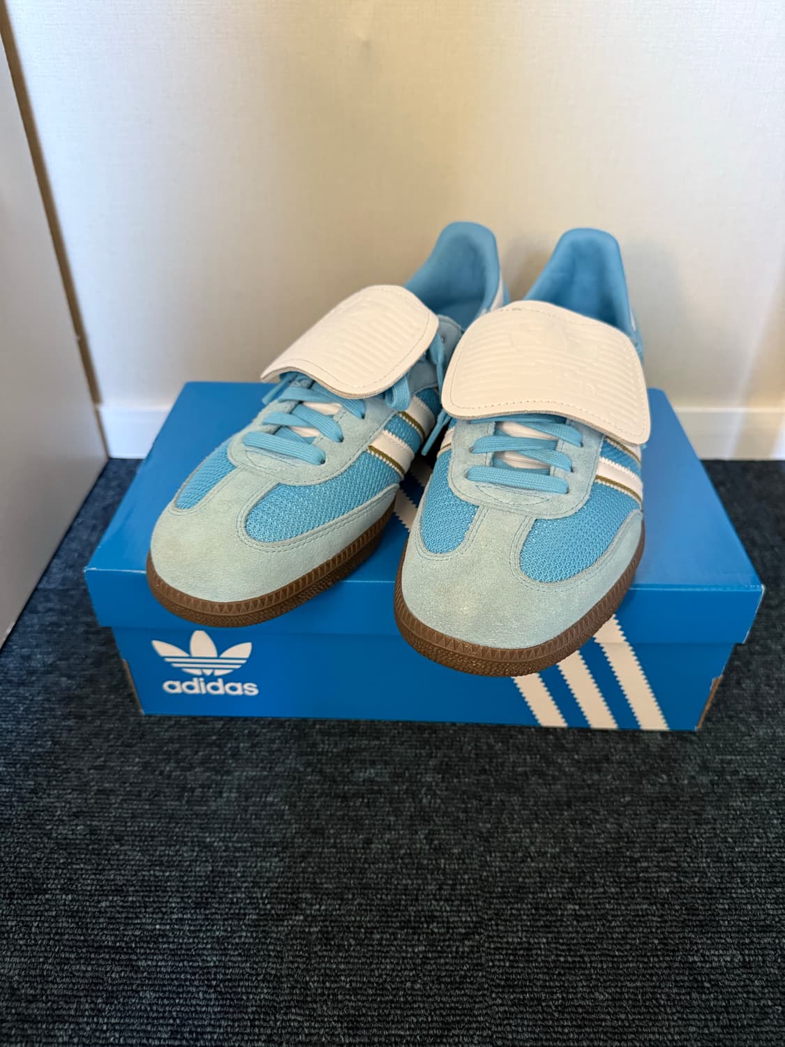 아디다스 삼바 LT 세미 블루 화이트 상품이미지1