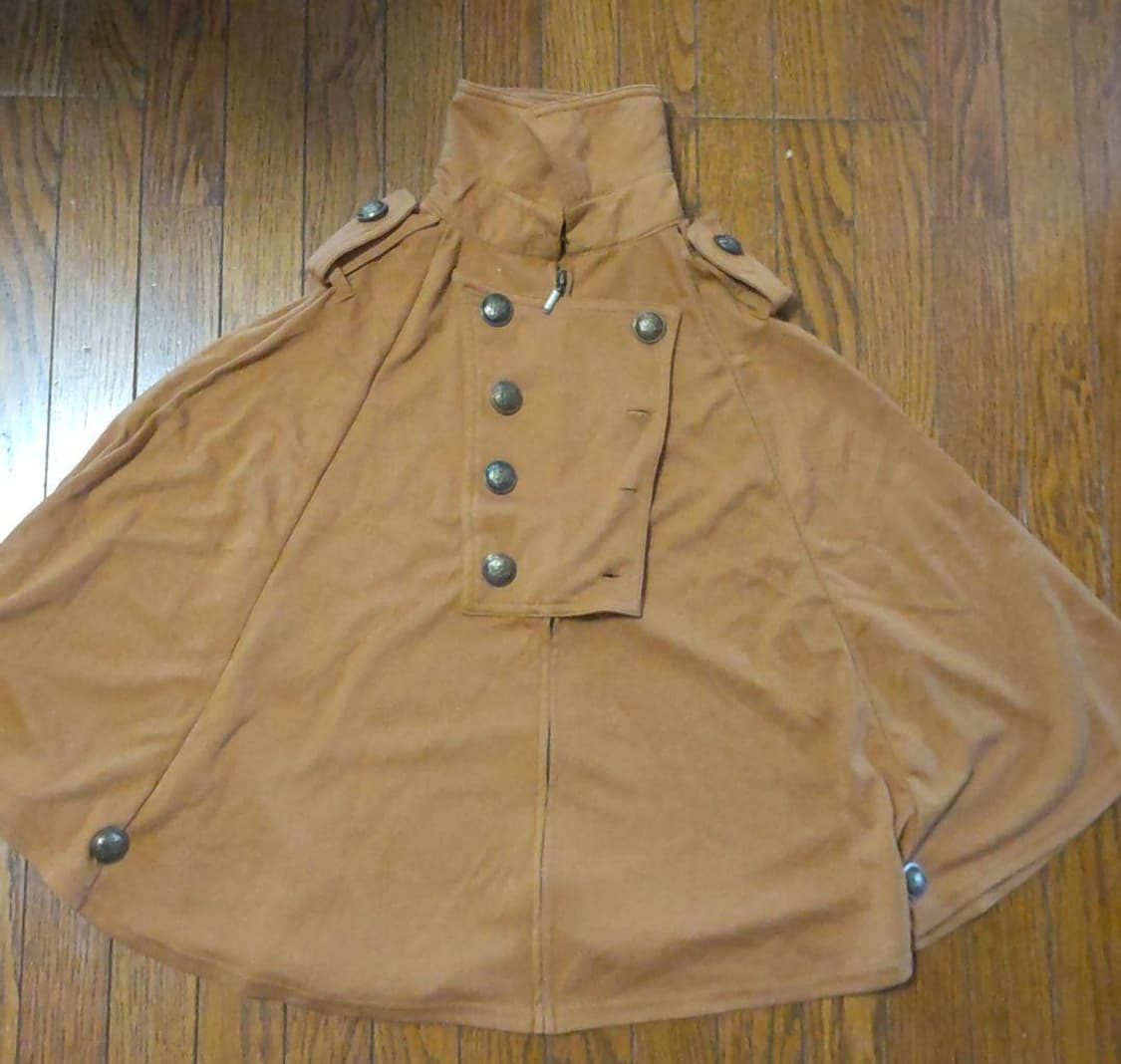 빈티지망토케이프자켓 오네라떼갸루 핀터깔 헤이세이y2k로리타긱시크일브펑크 상품이미지3