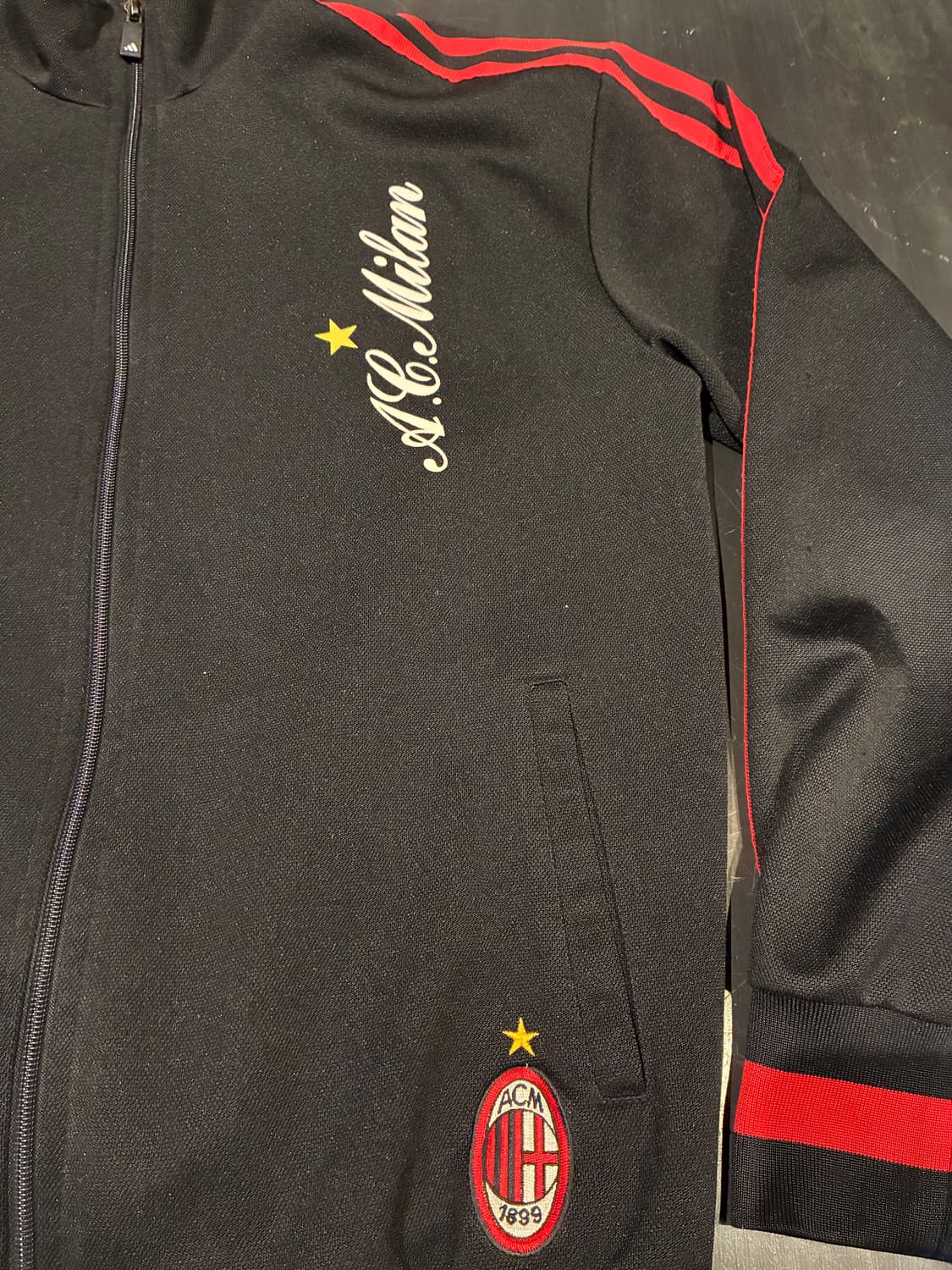 95) 아디다스 AC밀란 블랙 트랙탑 상품이미지2